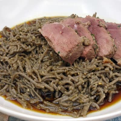 Soba d'été canard épicé