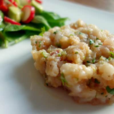 Tartare d'espadon