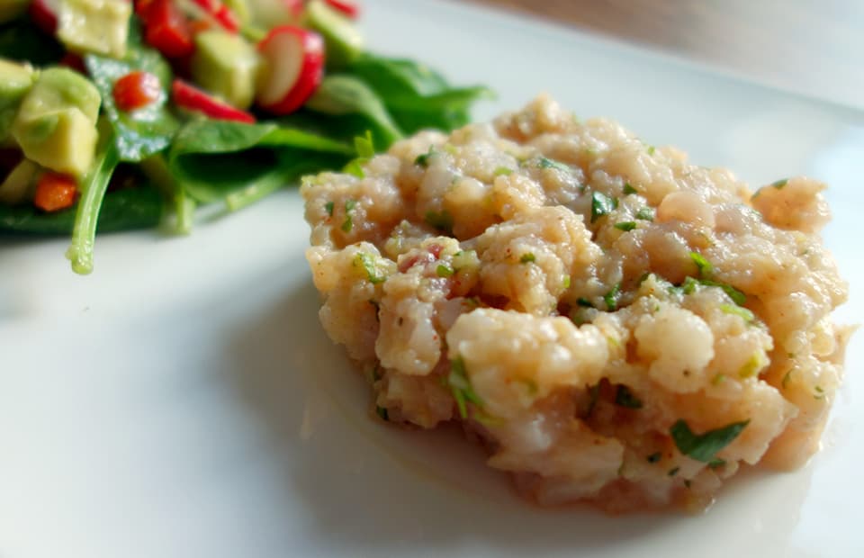 Tartare d’espadon