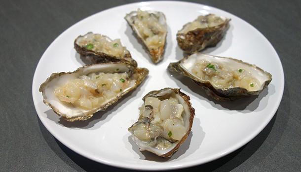 Tartare d’huîtres et de St-Jacques