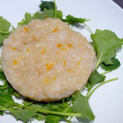 Tartare de Saint-jacques mandarine