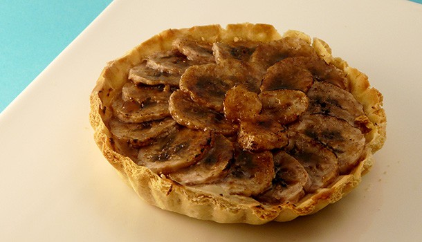 Tarte rhum bananes