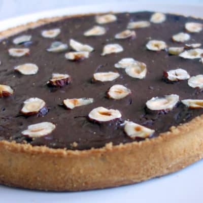 Tarte chocolat noisettes