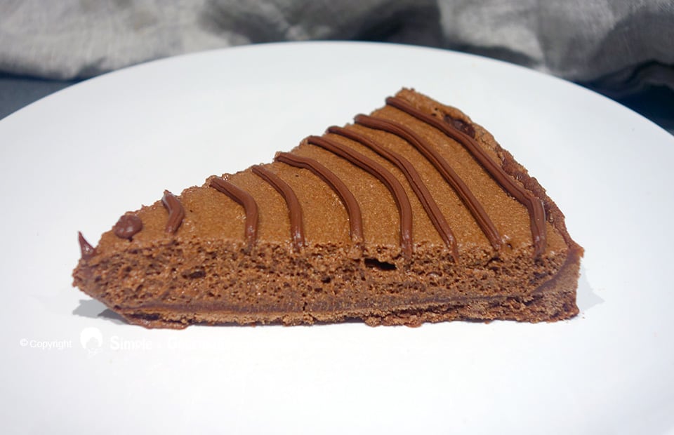 Tarte mousse au chocolat