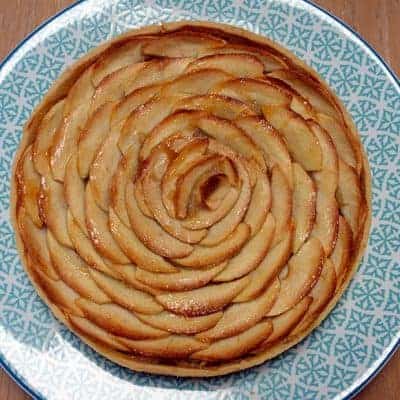 Tarte à la compote de pommes