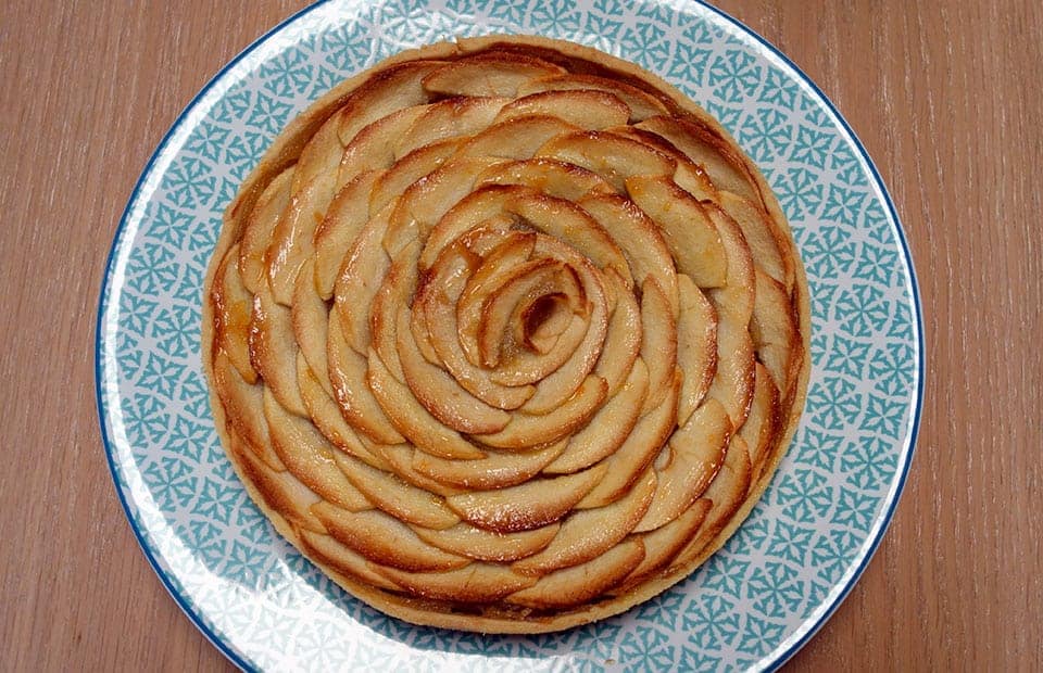 Tarte à la compote de pommes