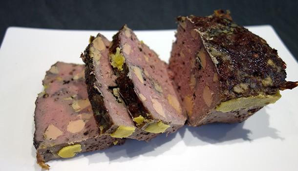 Terrine de canard au foie gras