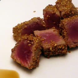Thon snacké au sésame