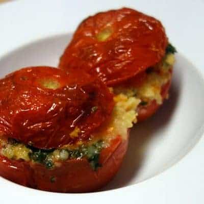 Tomates farcies volaille persillade
