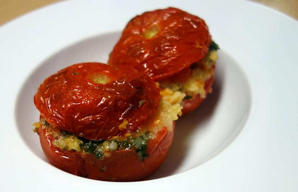 Tomates farcies volaille persillade